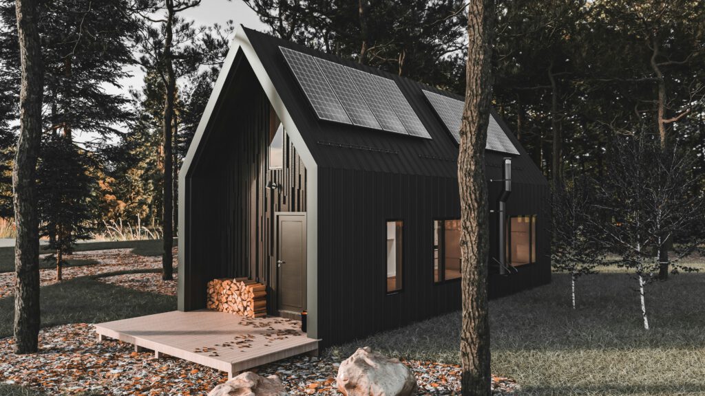 Photographie d'une belle Tiny house reflétant le professionnalisme de l'entreprise